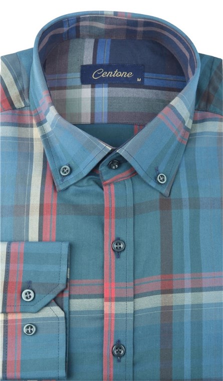 Centone Men's Shirt - Light Blue #268326