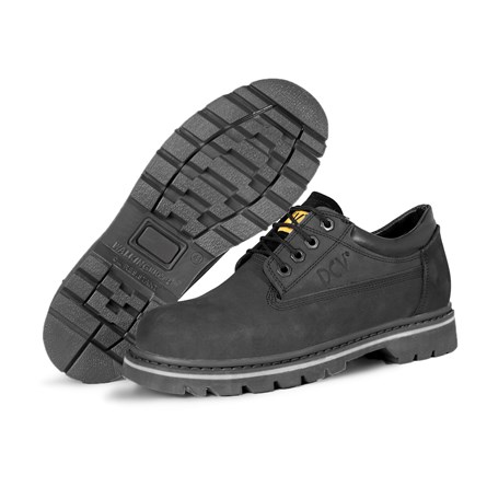 Ducavelli Men's Natural Nubuck Shoes - Black 