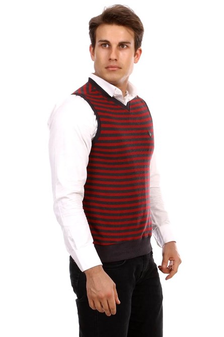 Men's Vest - Red #Sweater