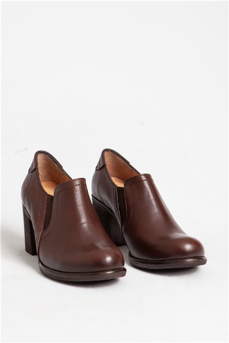 Women's Real Leather Shoes - Brown #318138