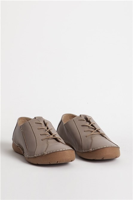 DERİCLUB Women's shoes made of genuine leather - Vizon #332291