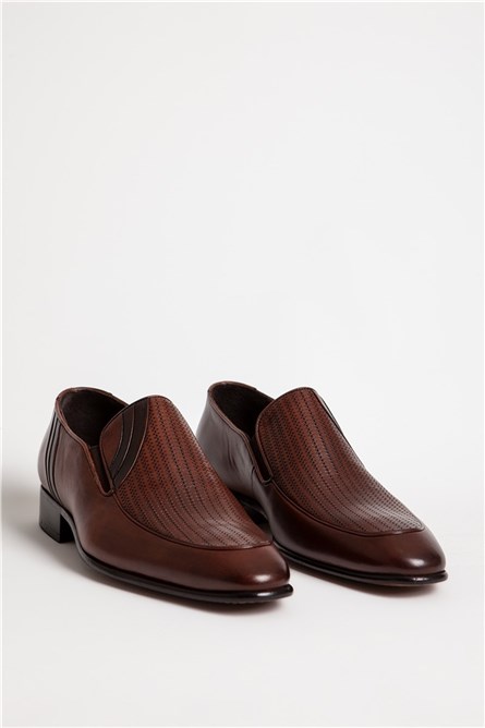 Men's Real Leather Shoes - Brown #317394