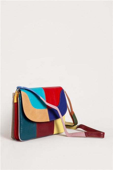 Women's bag made of genuine leather 2034L - Multicolor #321931