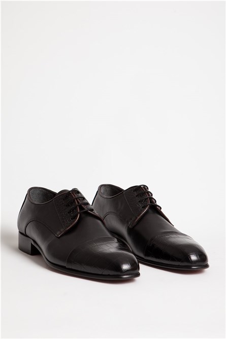 Men's Real Leather Shoes - Black #318151