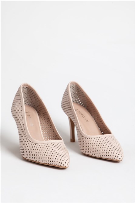 Women's Real Leather Shoes - Beige #318751