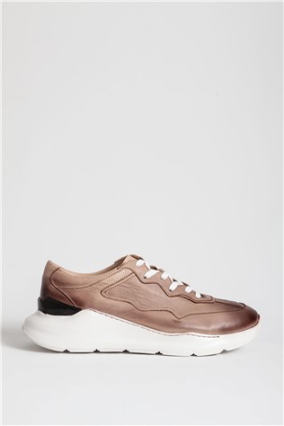 Men's Real Leather Trainers - Vizon #318500