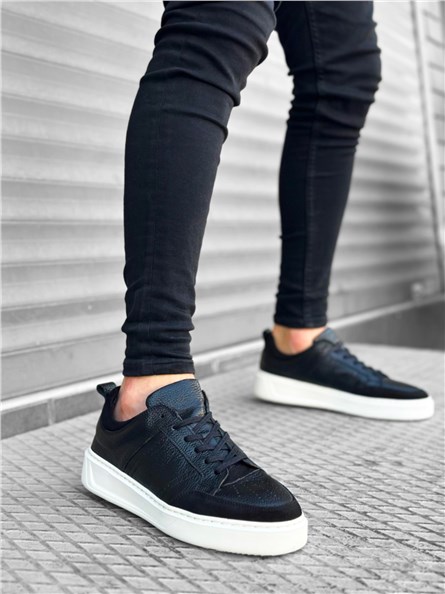 Men's Genuine Leather Shoes BA0314 - Black #385071