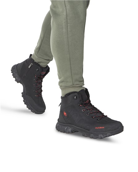 JAGULEP Outdoor Boots Black 4057