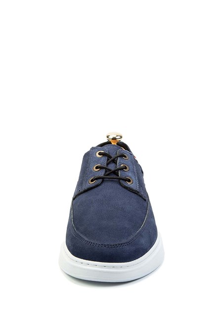 Ducavelli Men's Real Leather Shoes - Blue #308225