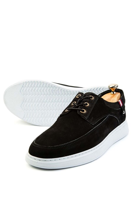 Ducavelli Men's Real Leather Shoes - Black #308226