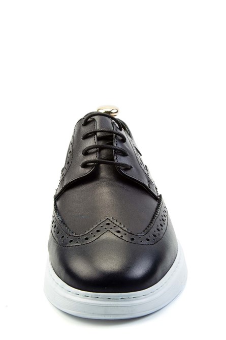 Ducavelli Men's Real Leather Shoes - Dark Blue #308232