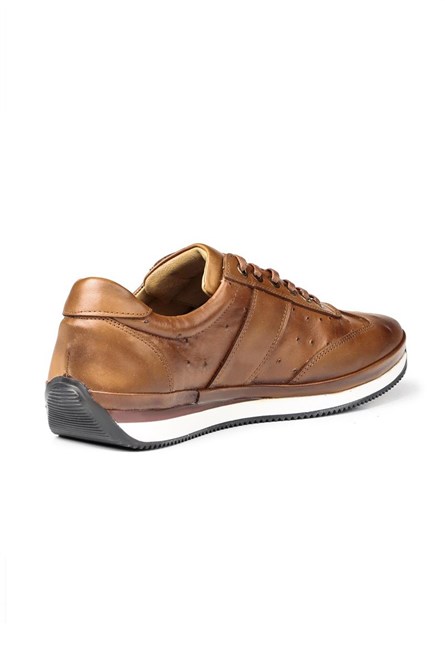 Ducavelli Men's Real Leather Trainers - Light Brown #311484