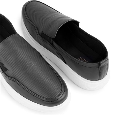 Ducavelli Men's leather shoes - Black #333202
