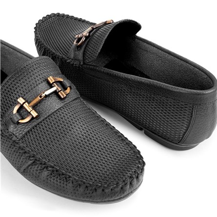 Ducavelli Men's leather shoes - Black #333207