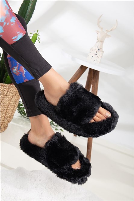 Women's Slippers - Black #361393