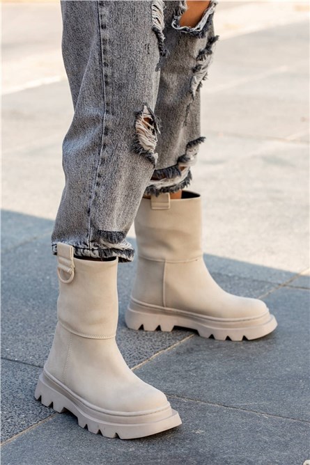 Women's Boots - Beige #362962