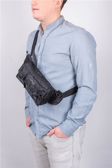 Men's Waist Bag - Black #0526