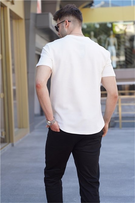Men's t-shirt 5883 - Ecru #332184