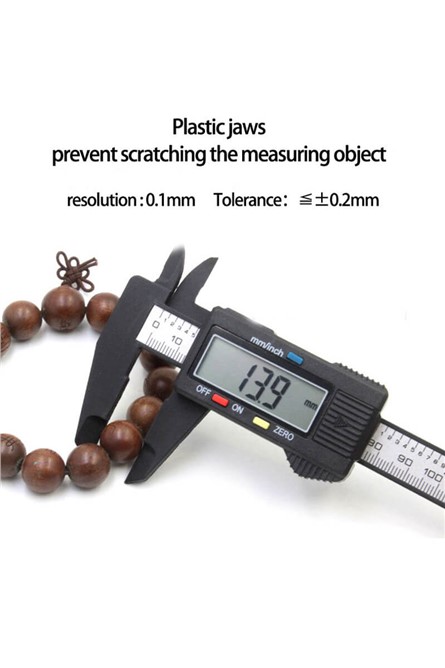 Електронен цифров калипер 0-150 мм - Черен 20210835827