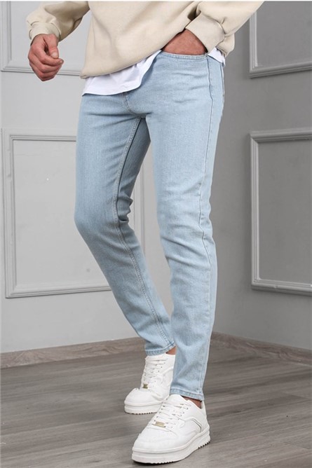 Men's Skinny Fit Jeans 6336 - Light Blue #367690