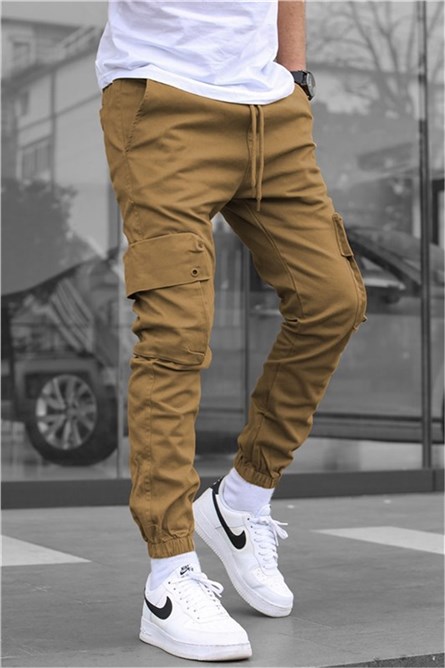 Men's Slim Fit Pants 5647 - Light Brown #334267