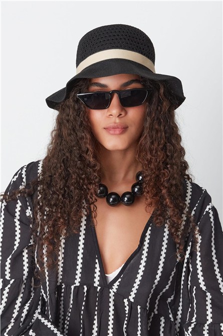 Mercerized Beach Hat T24740-14  #451461