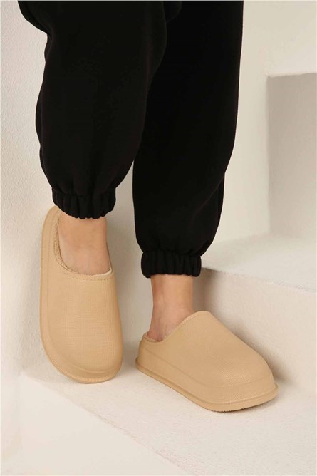Women's slippers - Beige #321693