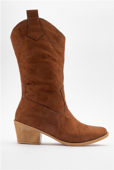 Women's Suede Boots - Taba #411006