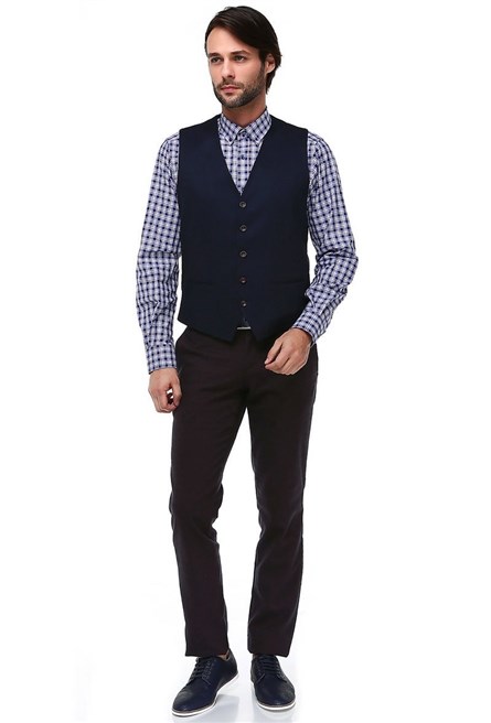 Мъжки елек - Тъмно син #269203 Мъжки елек - Тъмно син #269203