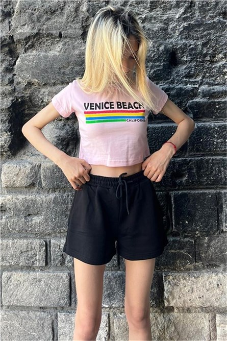 Women's Crop Top MG1535 - Light Pink #334346