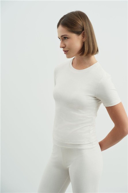 Crew Neck Soft Short Sleeve T-Shirt  #451764