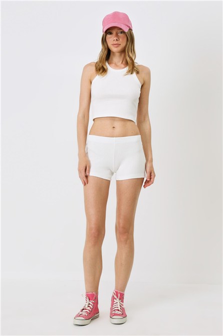 Women's Ribbed Knit Short Boxer 930  #451564