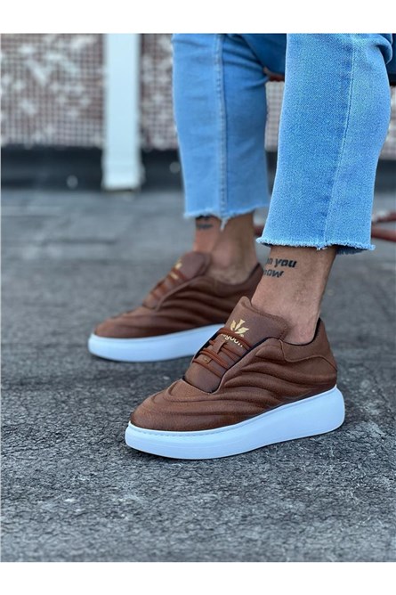 Men's Casual Shoes WG094 - Color Taba #385356