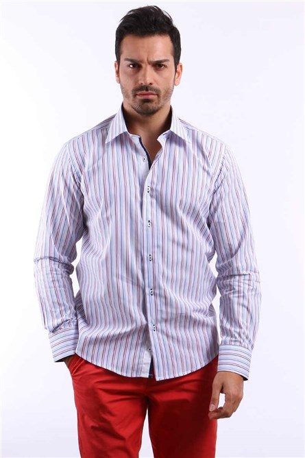 Centone Men's Shirt - Purple #13106-03