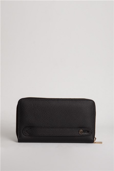 Unisex Genuine Leather Wallet 2799 - Black #334648