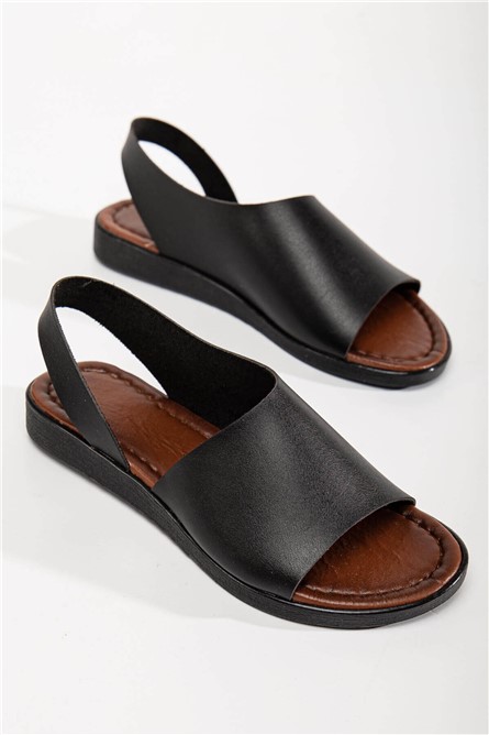 Women's Casual Sandals - Black #367306