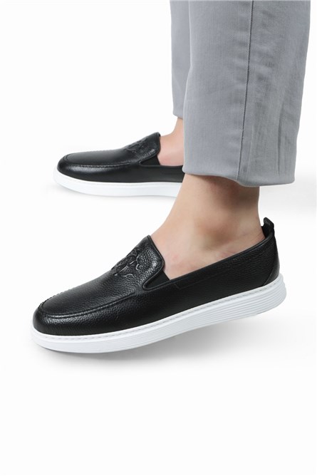 Ducavelli Stampet Men's Casual Shoes Black 1801