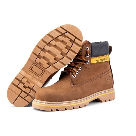 Ducavelli Men's Natural Nubuck Boots - Camel 