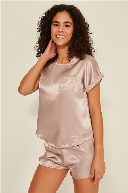 C&City 080 Women Satin Pyjama Set  #450203