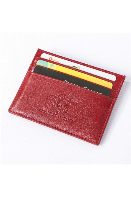 GPC POLO Кожен картодържател E-188-Maroon 9979157