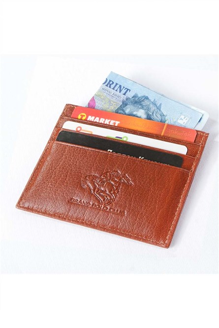 GPC POLO Кожен картодържател E-188-Tan 9979158