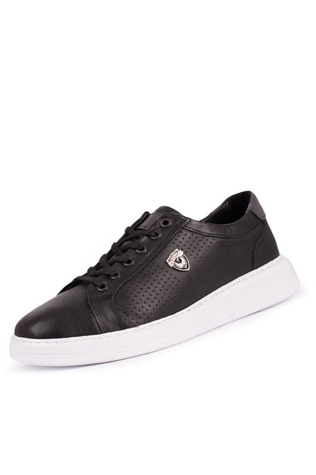 GPC POLO Men's leather casual shoes - Black 20210835301