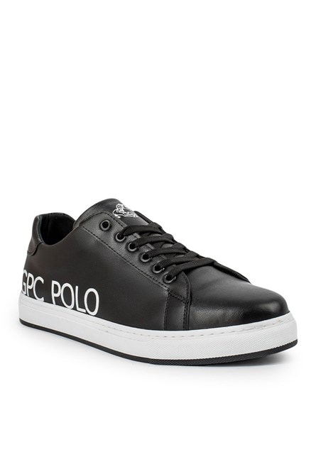 GPC POLO Men's leather shoes - Black 20210835388