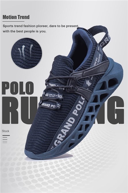 GPC POLO Men's Sports Shoes - Dark Blue 2022AF07