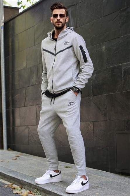 Men's Sportswear Hoodie 5673 - Gray Melange #366069