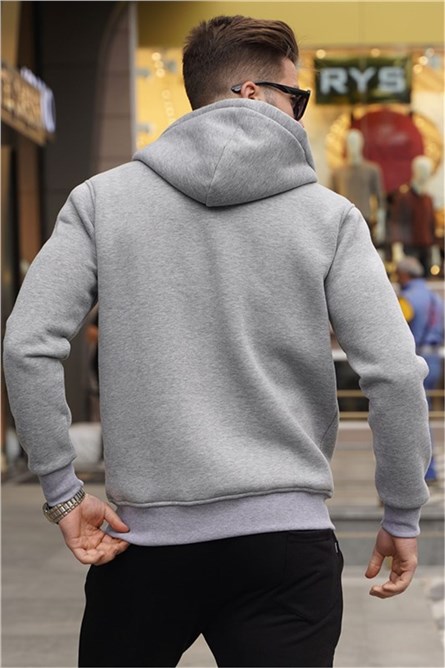 Men's Regular Fit Sweatshirt 6033 - Gray Melange #362892