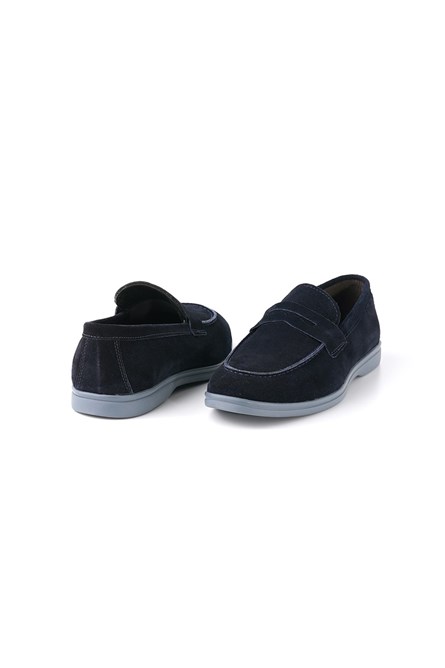Men's Casual Shoes - Navy Blue #357590