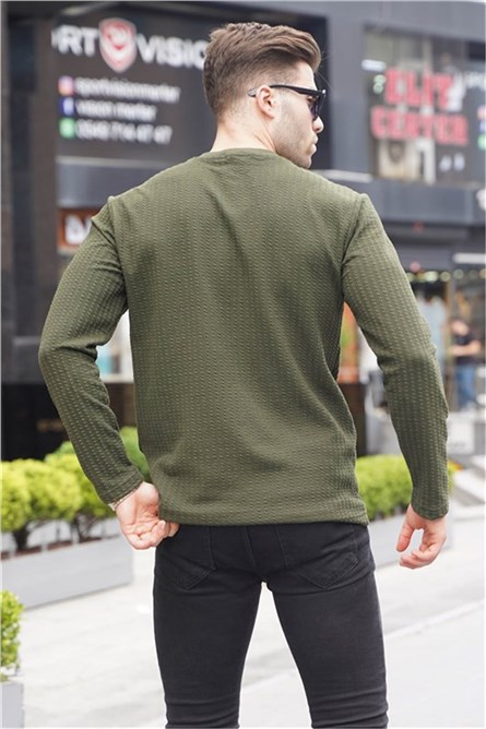 Men's Sweater 6007 - Khaki #358673