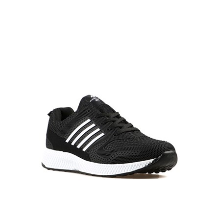 Hammer Jack Men's Sports Shoes - Black with White #368169