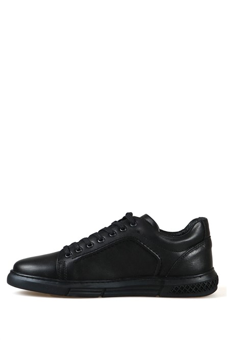 Hammer Jack Men's Genuine Leather Casual Shoes - Black #368730